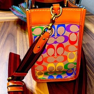 Coach Rainbow Field Tote 22